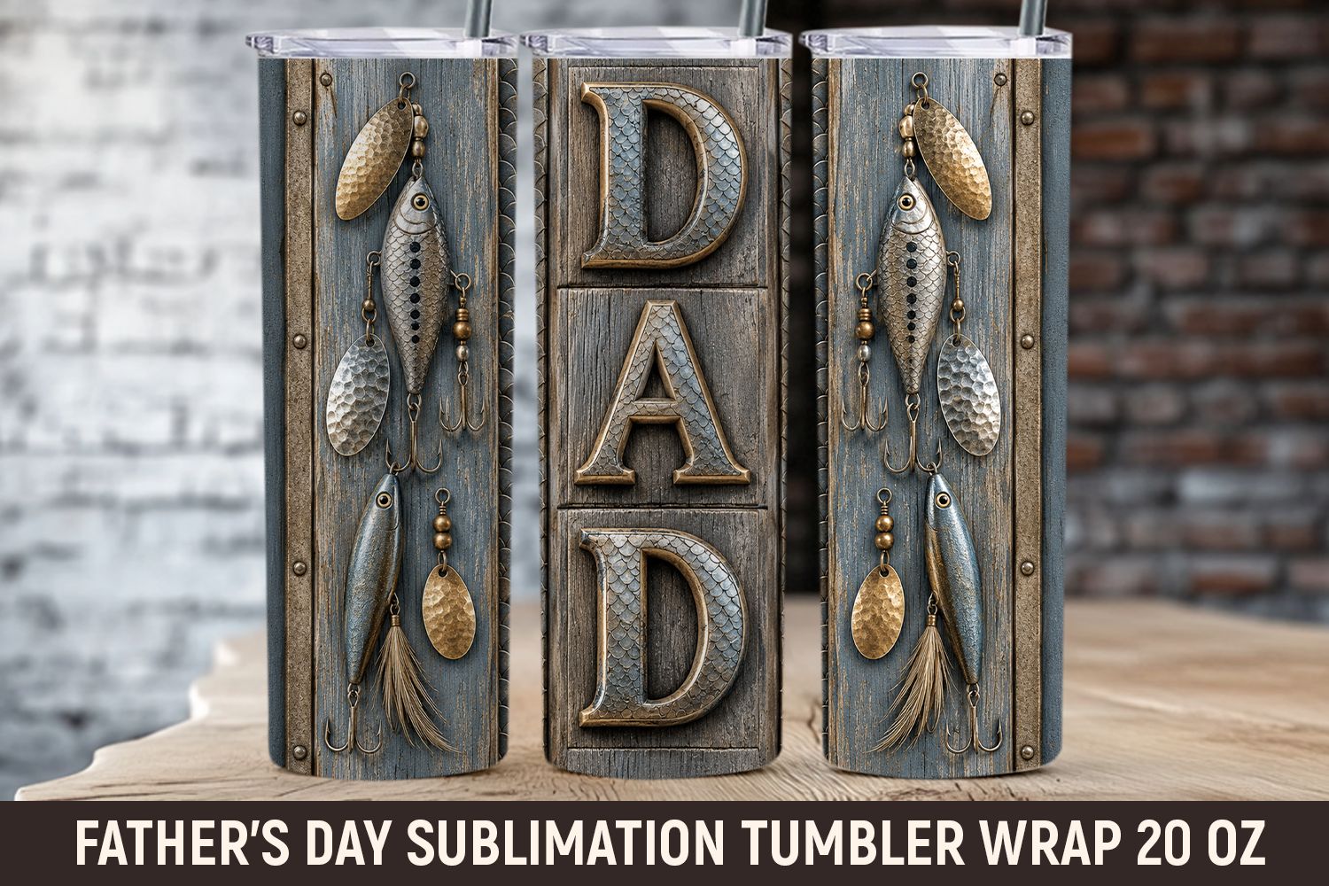 Fishing Dad Tumbler, Fathers Day Tumbler