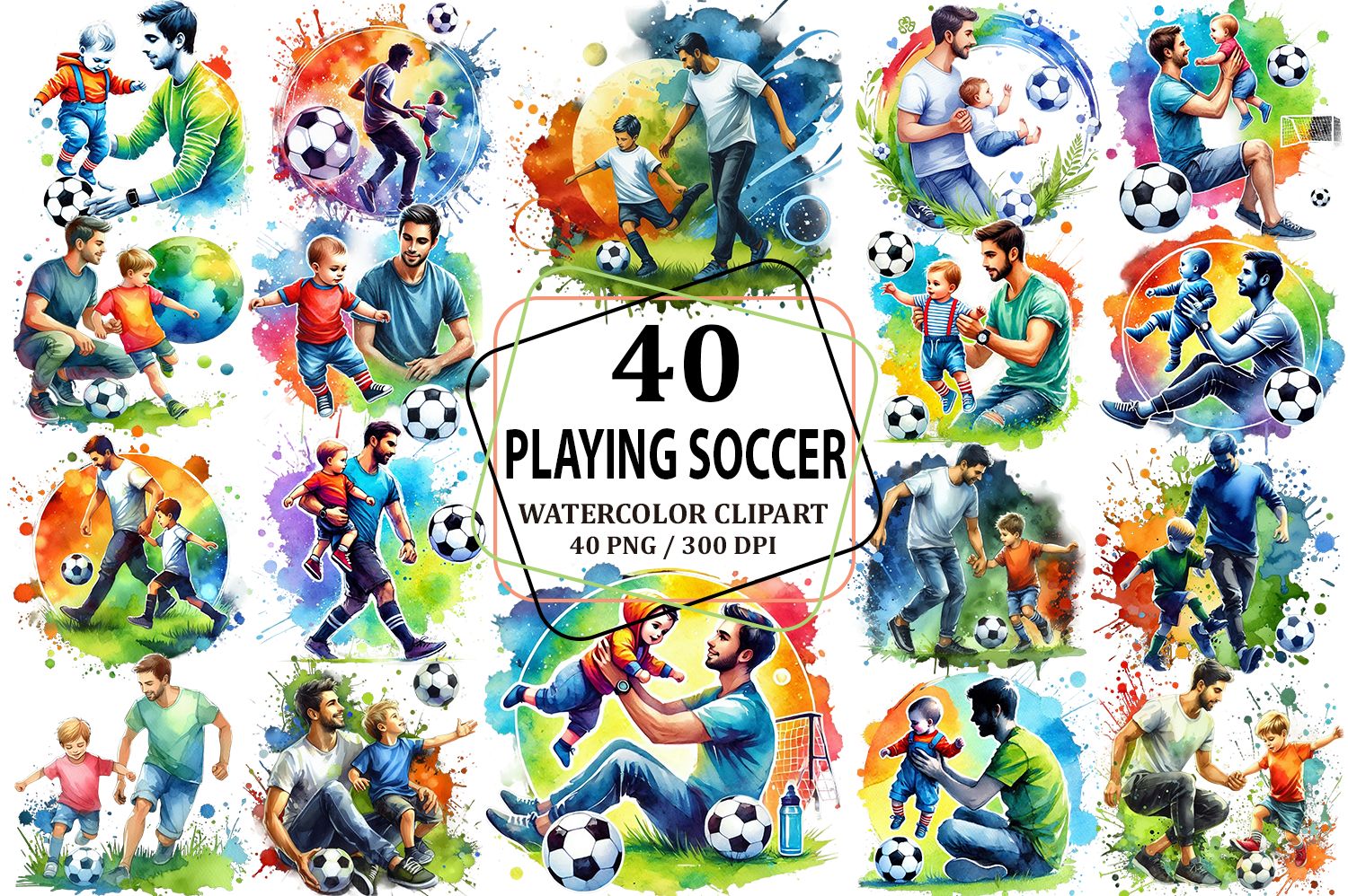 Playing Soccer Father\